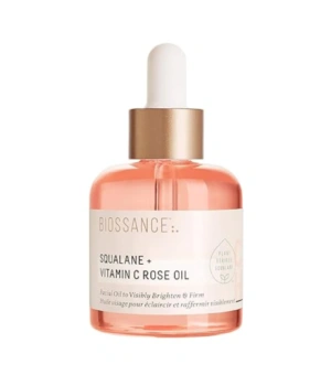 Squalane + Vitamin C Rose Advanced Facial Oil - Brightening, Firming, and Hydrating Serum for All Skin Types