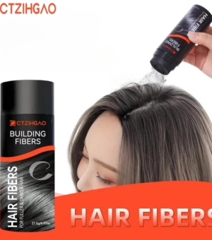 CTZIHGAO Brand New Arrival Thickened Hair Fiber Powder Keratin Powder Spray Applicator for Hair Loss Hair Build Fiber Powder