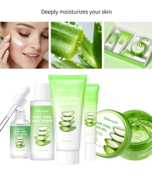 Multi-skin Care Aloe Vera Skin Care Set Deep Moisturizing Deep Nourishment Whitening Brightening Hydrating Smooth Skin