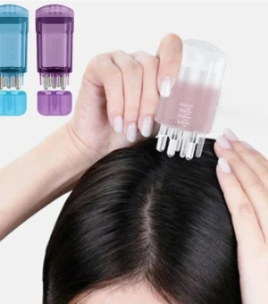 Scalp Liquid Serum Oil Applicator Comb for Hair Scalp Treatment Essential Oil Liquid Guiding Massager Comb Hair Growth Garrafa