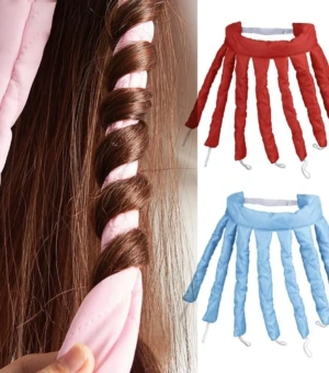New Heatless Lazy Hair Curler Octopus Soft Wave Curling Stick DIY Curls Silk Ribbon Lazy Hair Styling Tools