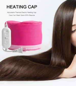 Hair Steamer Cap Electric Hair Heating Cap Thermal Treatment Hat Waterproof Self-heating Hat SPA Nourishing Hair Styling Care
