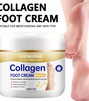 Collagen Foot Cream Herbal Anti Crack Foot Cream Heel Cracking Repair Products Exfoliation Dead Skin Removal Softening Moisturiz